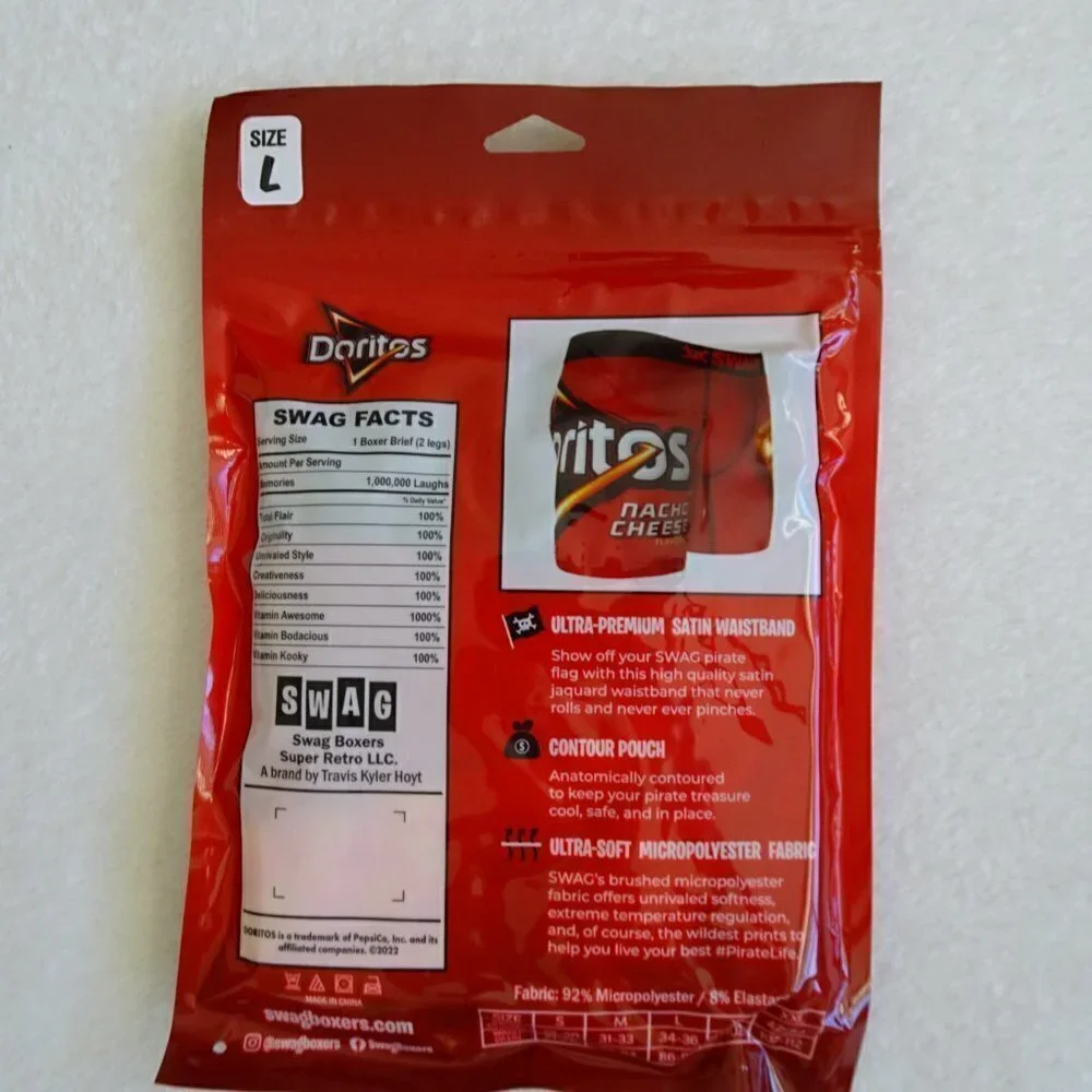 SWAG Doritos Boxer Brief Men's Size L 34-36 Underwear Boxers